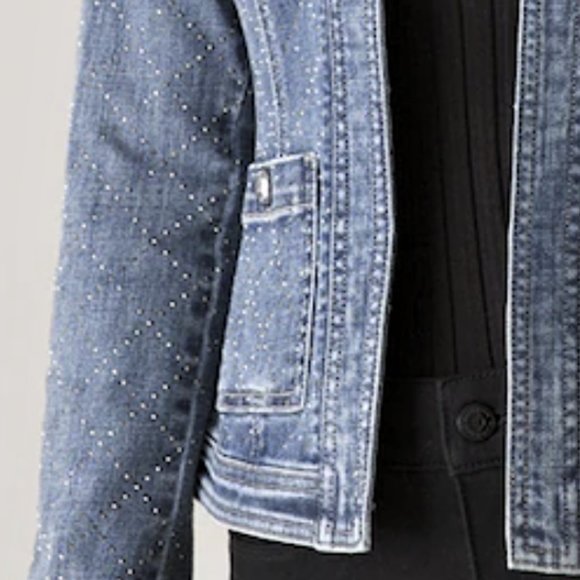 WHITE HOUSE BLACK MARKET LIMITED EDITION EMBELLISHED DENIM JACKET NEW W TAGS 4 - Picture 8 of 16